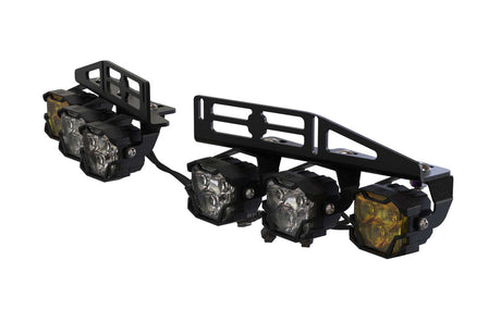 2017-2020 Ford Raptor 4Banger LED Fog Lights Pods + Bracket Assembly Kit LED headlight kit AutoLEDTech Oracle Lighting Trendz Flow Series RGBHaloKits OneUpLighting Morimoto