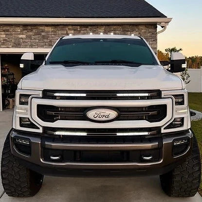 2020-2022 Ford Super Duty F250 F350 F450 ANIMATED SWITCHBACK LED QUAD Grill Accent Lights Kit