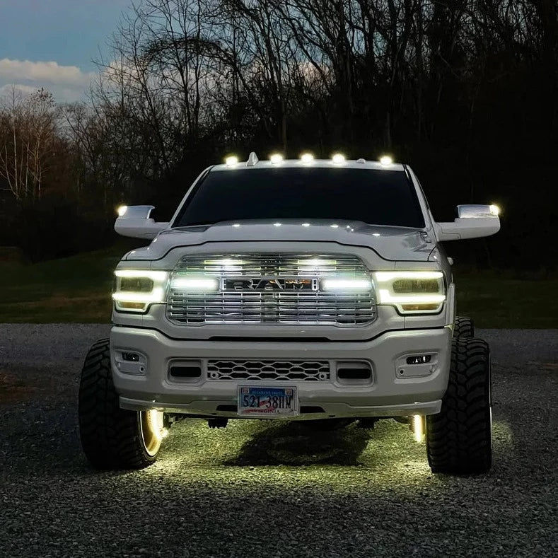 2019-2024 RAM 1500 2500 3500 ANIMATED SWITCHBACK LED Center Grill Accent Lights Kit