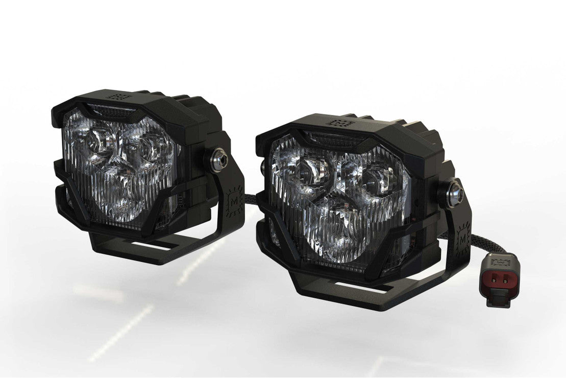 Universal Surface Mount 4Banger LED Light Pods LED headlight kit AutoLEDTech Oracle Lighting Trendz Flow Series RGBHaloKits OneUpLighting Morimoto