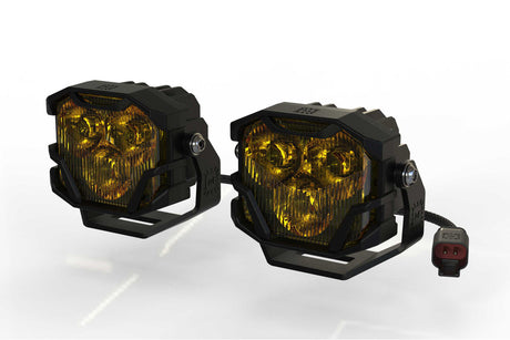 Universal Surface Mount 4Banger LED Light Pods LED headlight kit AutoLEDTech Oracle Lighting Trendz Flow Series RGBHaloKits OneUpLighting Morimoto