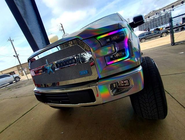 2015-2017 Ford F150 RGBW Color-Chasing LED Halo DRL Kit LED headlight kit AutoLEDTech Oracle Lighting Trendz Flow Series RGBHaloKits OneUpLighting Morimoto