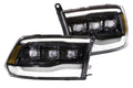 2009-2018 Dodge Ram 1500 2500 HD LED DRL Tri-Beam Projector Facelift Headlights LED headlight kit AutoLEDTech Oracle Lighting Trendz Flow Series RGBHaloKits OneUpLighting Morimoto