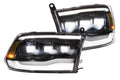 2009-2018 Dodge Ram 1500 2500 HD LED DRL Tri-Beam Projector Facelift Headlights LED headlight kit AutoLEDTech Oracle Lighting Trendz Flow Series RGBHaloKits OneUpLighting Morimoto