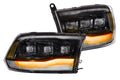 2009-2018 Dodge Ram 1500 2500 HD LED DRL Tri-Beam Projector Facelift Headlights LED headlight kit AutoLEDTech Oracle Lighting Trendz Flow Series RGBHaloKits OneUpLighting Morimoto