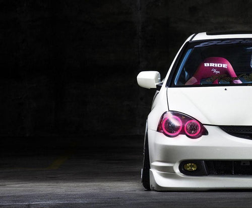 2002-2004 Acura RSX Color-Chasing Halo Kit LED headlight kit AutoLEDTech Oracle Lighting Trendz Flow Series RGBHaloKits OneUpLighting Morimoto