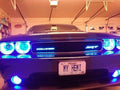 Dodge Mopar LED Badge Emblem Logos (RGB/White) LED headlight kit AutoLEDTech Oracle Lighting Trendz Flow Series RGBHaloKits OneUpLighting Morimoto