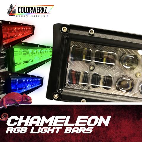 RGB Backlit Chameleon Series Light Bars LED headlight kit AutoLEDTech Oracle Lighting Trendz Flow Series RGBHaloKits OneUpLighting Morimoto