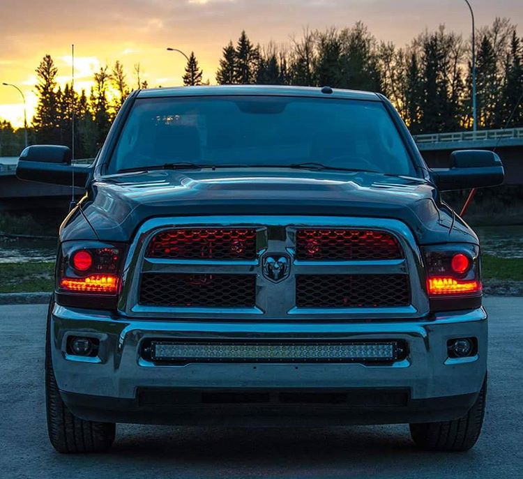 2013-2018 Dodge Ram 1500 2500 Color-Chasing/RGBW +A LED DRL Boards LED headlight kit AutoLEDTech Oracle Lighting Trendz Flow Series RGBHaloKits OneUpLighting Morimoto