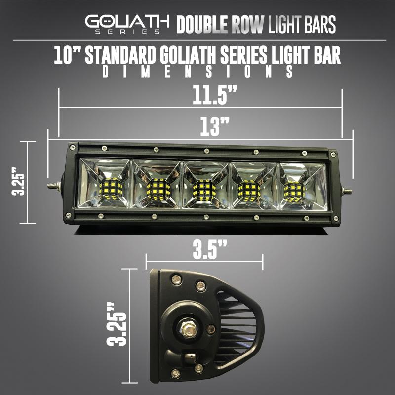 Goliath Series Double Row LED Light Bar LED headlight kit AutoLEDTech Oracle Lighting Trendz Flow Series RGBHaloKits OneUpLighting Morimoto