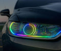 2014-2017 Chevrolet SS/Commodore RGBW Color-Chasing LED Halo Kit LED headlight kit AutoLEDTech Oracle Lighting Trendz Flow Series RGBHaloKits OneUpLighting Morimoto