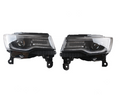 2011-2021 Jeep Grand Cherokee WK2 RGBW Color-Chasing LED DRL Replacement Headlights - Halogen to LED DRL HID Conversion LED headlight kit AutoLEDTech Oracle Lighting Trendz Flow Series RGBHaloKits OneUpLighting Morimoto