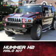 2003-2009 Hummer H2 Color-Chasing Halo kit LED headlight kit AutoLEDTech Oracle Lighting Trendz Flow Series RGBHaloKits OneUpLighting Morimoto