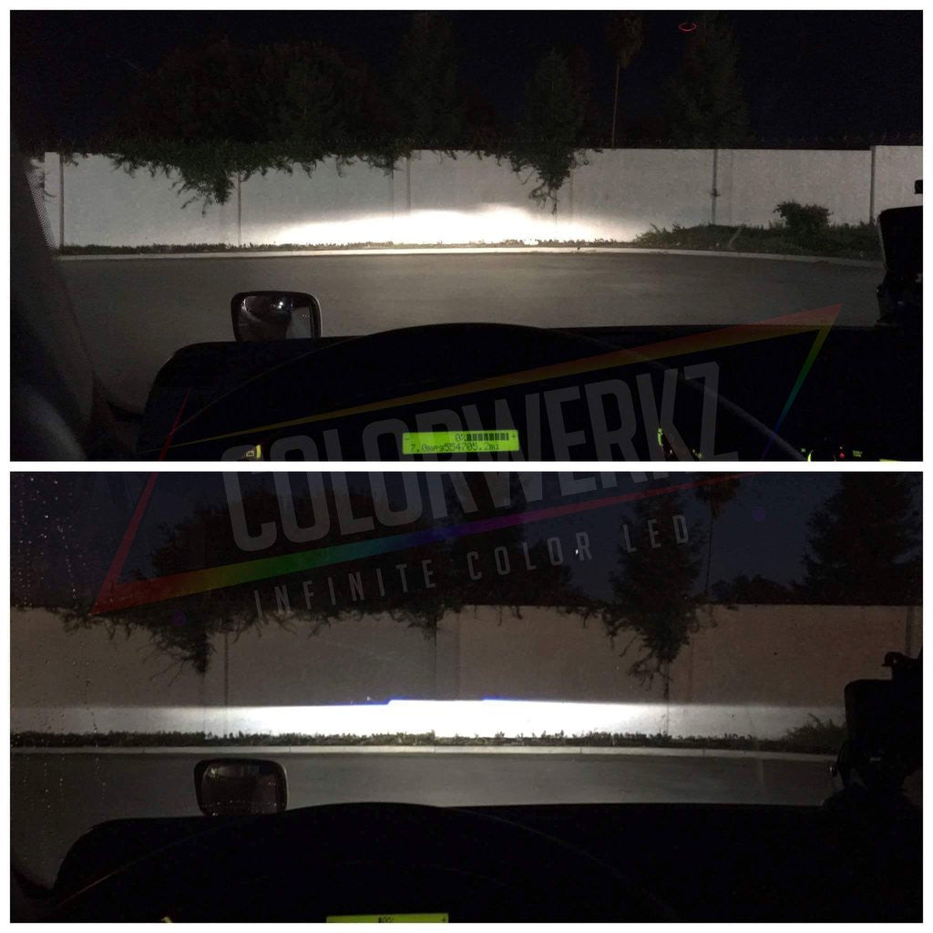 H1 7.1 Projector Housings LED headlight kit AutoLEDTech Oracle Lighting Trendz Flow Series RGBHaloKits OneUpLighting Morimoto