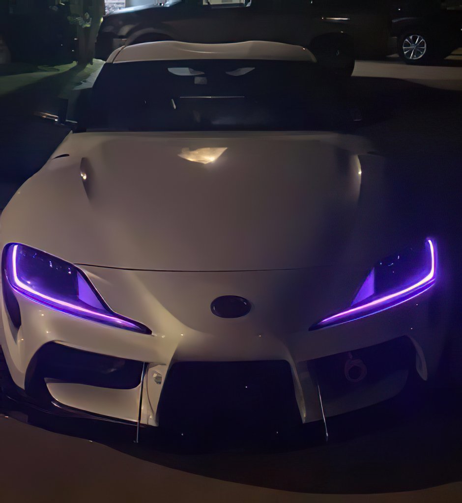 2019-2022 Toyota Supra GR MK5 RGBW +A LED DRL Boards LED headlight kit AutoLEDTech Oracle Lighting Trendz Flow Series RGBHaloKits OneUpLighting Morimoto