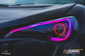 2012-2017 Scion FR-S Spec D RGBW Color-Chasing DRL Boards LED headlight kit AutoLEDTech Oracle Lighting Trendz Flow Series RGBHaloKits OneUpLighting Morimoto