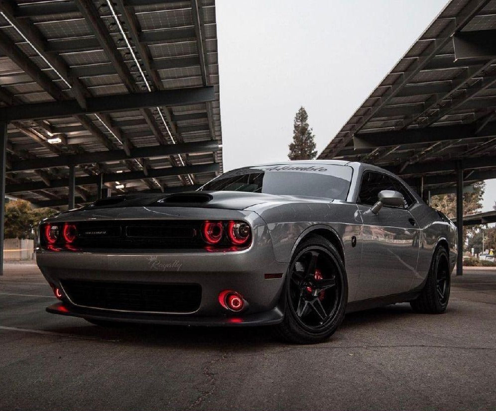 2015-2023 Dodge Challenger RGBW +A LED DRL Replacement Boards LED headlight kit AutoLEDTech Oracle Lighting Trendz Flow Series RGBHaloKits OneUpLighting Morimoto