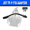 JST to 4-Pin Adapter LED headlight kit AutoLEDTech Oracle Lighting Trendz Flow Series RGBHaloKits OneUpLighting Morimoto