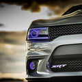 Dodge Mopar LED Badge Emblem Logos (RGB/White) LED headlight kit AutoLEDTech Oracle Lighting Trendz Flow Series RGBHaloKits OneUpLighting Morimoto