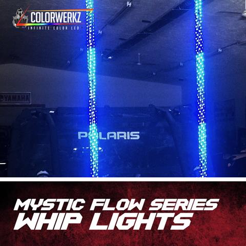 Flow Series Color-Chasing LED Flexible Whip Light LED headlight kit AutoLEDTech Oracle Lighting Trendz Flow Series RGBHaloKits OneUpLighting Morimoto