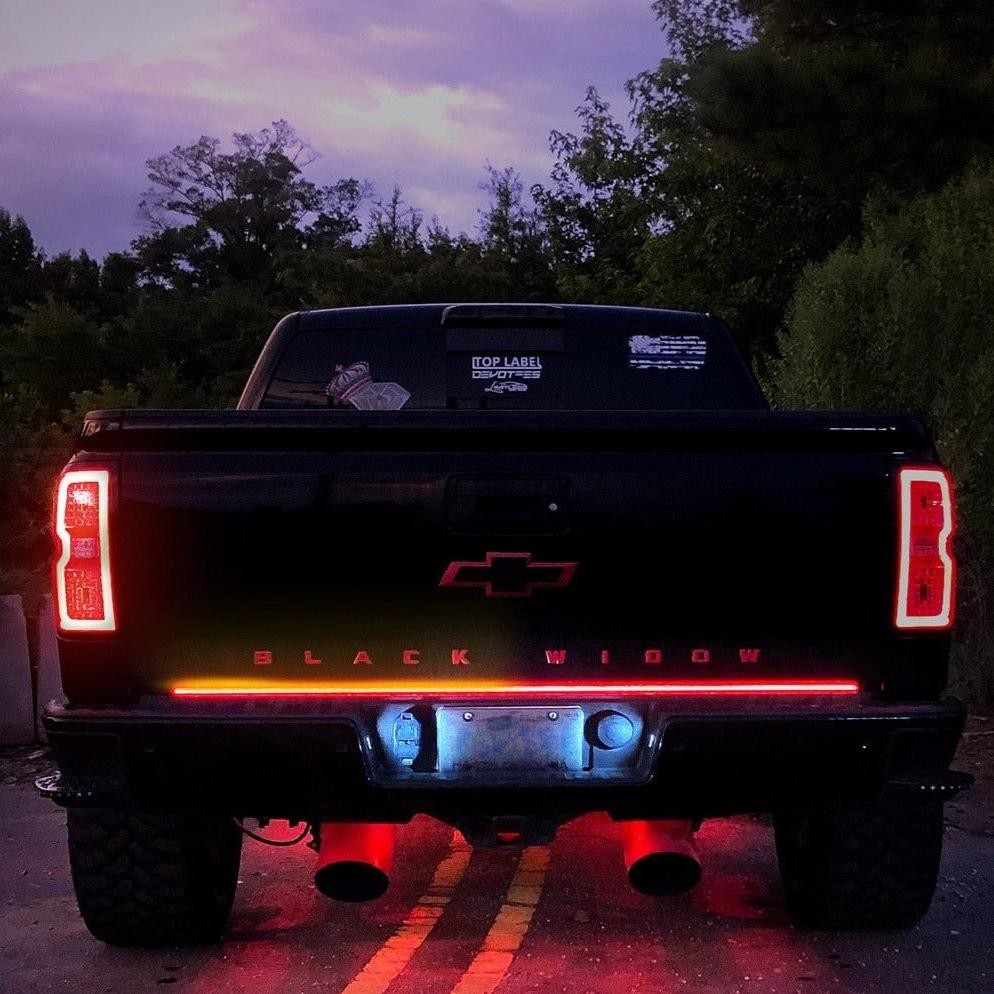 Tailgate LED Brake/Reverse/Turn Signal Light Bar Strip - Fits Any Truck LED headlight kit AutoLEDTech Oracle Lighting Trendz Flow Series RGBHaloKits OneUpLighting Morimoto