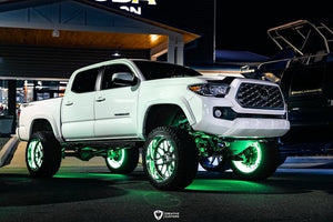 Color-Changing RGB & RGBW LED Wheel Ring Lights Kit LED headlight kit AutoLEDTech Oracle Lighting Trendz Flow Series RGBHaloKits OneUpLighting Morimoto