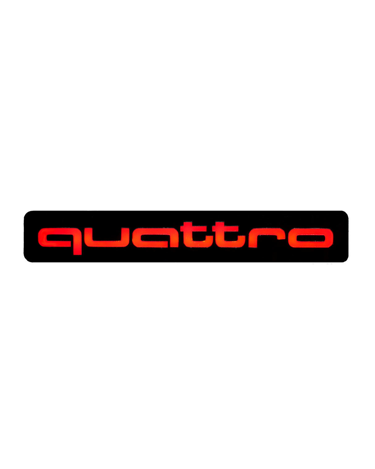 1980-2023+ Audi Quattro RGBW Flow Series LED Badge Emblem Logo LED headlight kit AutoLEDTech Oracle Lighting Trendz Flow Series RGBHaloKits OneUpLighting Morimoto