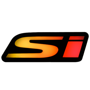 1984-2023+ Honda Civic Si RGBW Flow Series LED Badge Emblem - Lit Logos