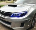 2008-2014 Subaru Impreza WRX STI RGBW Color-Chasing LED DRL Halo Kit LED headlight kit AutoLEDTech Oracle Lighting Trendz Flow Series RGBHaloKits OneUpLighting Morimoto