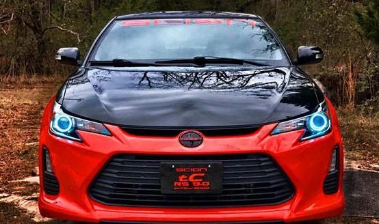 2014-2016 Scion TC Color-Chasing LED Halo Kit LED headlight kit AutoLEDTech Oracle Lighting Trendz Flow Series RGBHaloKits OneUpLighting Morimoto