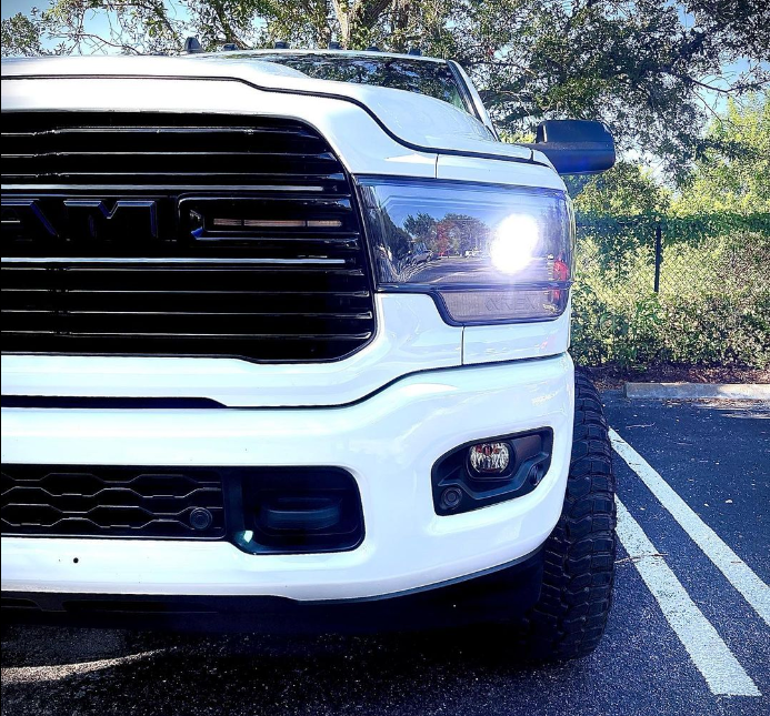 2019-2023 Ram 2500 3500 Laramie LED Grill Accent Lights Kit LED headlight kit AutoLEDTech Oracle Lighting Trendz Flow Series RGBHaloKits OneUpLighting Morimoto