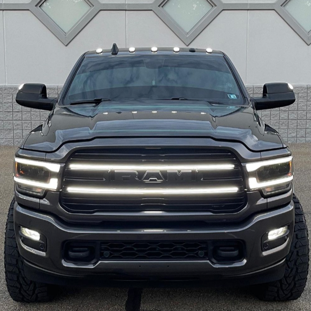 2019-2023 Ram 2500 3500 Laramie LED Grill Accent Lights Kit LED headlight kit AutoLEDTech Oracle Lighting Trendz Flow Series RGBHaloKits OneUpLighting Morimoto