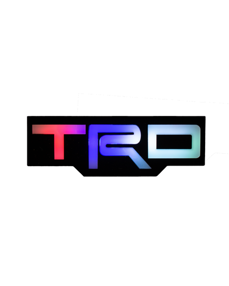 TRD Lit Logo LED headlight kit AutoLEDTech Oracle Lighting Trendz Flow Series RGBHaloKits OneUpLighting Morimoto