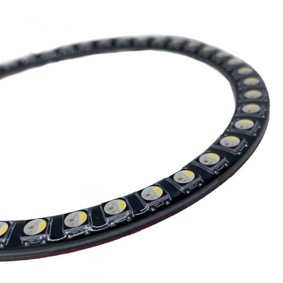 WATERPROOF 55mm-180mm Flow Series RGBW LED Circular Halo Rings Kit LED headlight kit AutoLEDTech Oracle Lighting Trendz Flow Series RGBHaloKits OneUpLighting Morimoto
