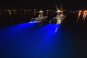 27W Boat Drain Plug Color-Changing LED Marine Light (RGB) LED headlight kit AutoLEDTech Oracle Lighting Trendz Flow Series RGBHaloKits OneUpLighting Morimoto