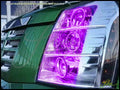 2007-2014 Cadillac Escalade Color-Chasing Halo Kit LED headlight kit AutoLEDTech Oracle Lighting Trendz Flow Series RGBHaloKits OneUpLighting Morimoto