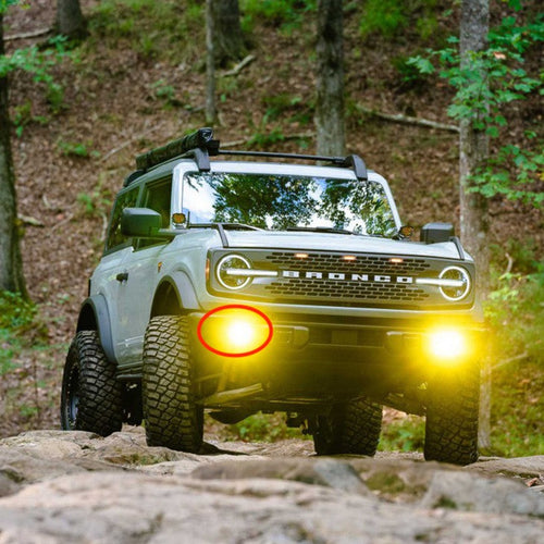 2021-2023+ Ford Bronco 4Banger LED Fog Light Pod Assemblies LED headlight kit AutoLEDTech Oracle Lighting Trendz Flow Series RGBHaloKits OneUpLighting Morimoto