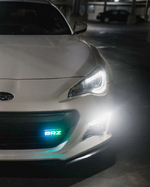 BRZ Lit Logo LED headlight kit AutoLEDTech Oracle Lighting Trendz Flow Series RGBHaloKits OneUpLighting Morimoto