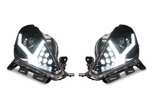 2014-2019 Chevrolet C7 Corvette LED DRL Projector Headlights - Aventador Style LED headlight kit AutoLEDTech Oracle Lighting Trendz Flow Series RGBHaloKits OneUpLighting Morimoto