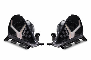 2014-2019 Chevrolet C7 Corvette LED DRL Projector Headlights - Aventador Style LED headlight kit AutoLEDTech Oracle Lighting Trendz Flow Series RGBHaloKits OneUpLighting Morimoto