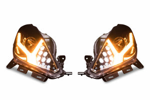 2014-2019 Chevrolet C7 Corvette LED DRL Projector Headlights - Aventador Style LED headlight kit AutoLEDTech Oracle Lighting Trendz Flow Series RGBHaloKits OneUpLighting Morimoto