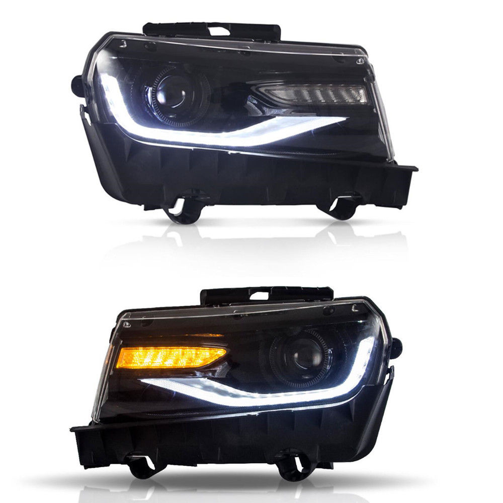 2014-2015 Chevrolet Camaro LED DRL Projector Headlights - 2016+
