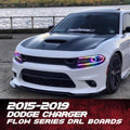 2015-2023 Dodge Charger RGBW Color-Chasing LED DRL Boards (Flow Series) LED headlight kit AutoLEDTech Oracle Lighting Trendz Flow Series RGBHaloKits OneUpLighting Morimoto