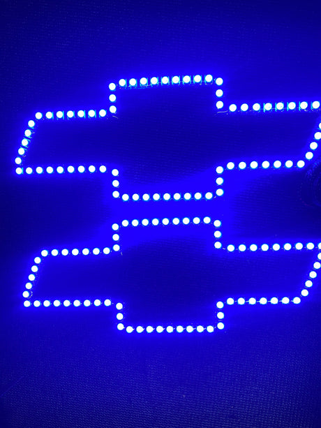 Chevy Bowtie RGBW LED Emblem Logo Badge (RGBW | Flow Series) LED headlight kit AutoLEDTech Oracle Lighting Trendz Flow Series RGBHaloKits OneUpLighting Morimoto