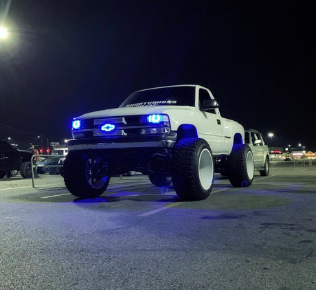 Chevy Bowtie RGBW LED Emblem Logo Badge (RGBW | Flow Series) LED headlight kit AutoLEDTech Oracle Lighting Trendz Flow Series RGBHaloKits OneUpLighting Morimoto