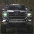 2016-2019 GMC Sierra RGBW Color Chasing LED DRL Boards LED headlight kit AutoLEDTech Oracle Lighting Trendz Flow Series RGBHaloKits OneUpLighting Morimoto