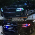 2015-2023 Dodge Charger RGBW +A LED DRL Replacement Boards LED headlight kit AutoLEDTech Oracle Lighting Trendz Flow Series RGBHaloKits OneUpLighting Morimoto