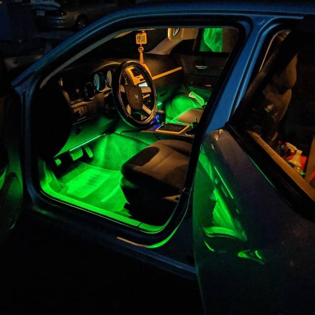 Rgb Led Footwell RGBW Flow Series LED Interior Footwell Lighting Strip Kit – AutoLEDTech.com