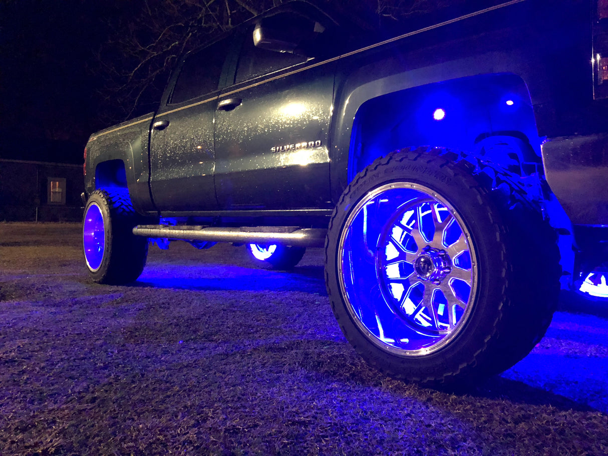Color-Chasing RGB LED Wheel Ring Lights Kit (Flow Series) LED headlight kit AutoLEDTech Oracle Lighting Trendz Flow Series RGBHaloKits OneUpLighting Morimoto