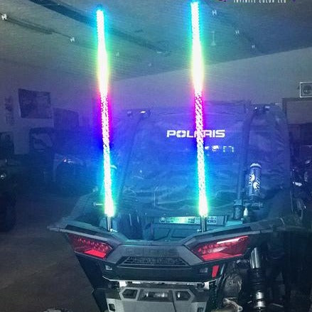 Flow Series Color-Chasing LED Flexible Whip Light LED headlight kit AutoLEDTech Oracle Lighting Trendz Flow Series RGBHaloKits OneUpLighting Morimoto